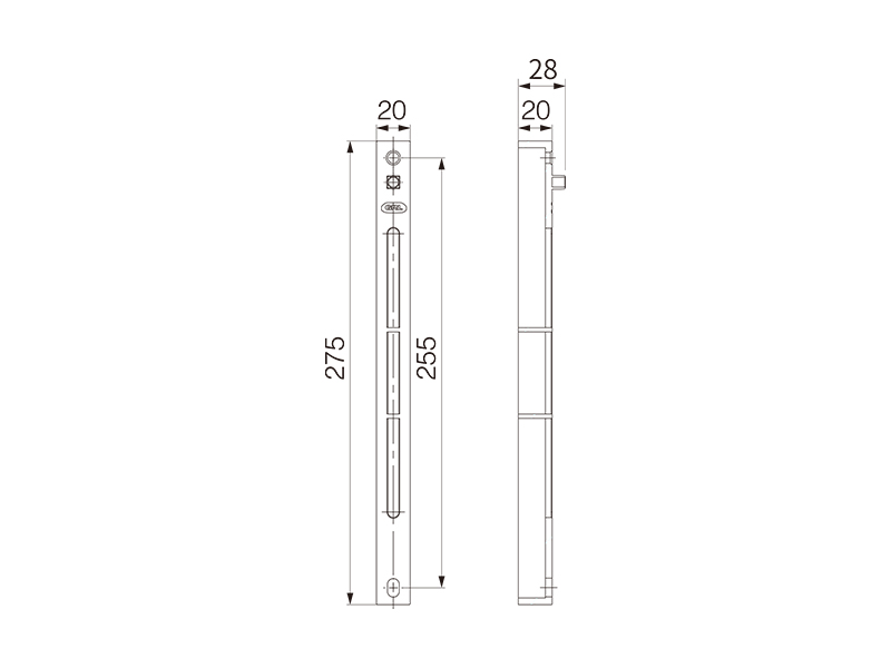DN52497的外形尺寸信息 金萊勒DN52497墊高塊外形尺寸圖.jpg